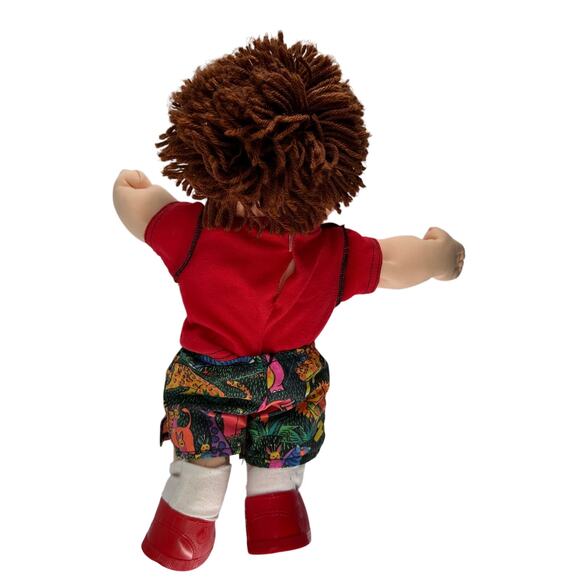 1995 Cabbage Patch Kids Boy Doll Mattel Reissue 1985 Xavier Roberts Blue Sig - Picture 2 of 12